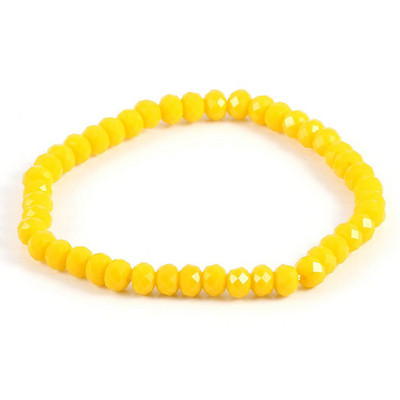 Divatos színes 4x6 mm-es üvegkristály gyöngyös karkötők kötéltávolságú karkötő femmel kézzel készített karkötő nőknek és lányoknak