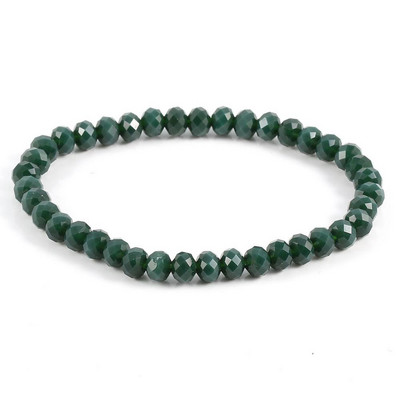 Divatos színes 4x6 mm-es üvegkristály gyöngyös karkötők kötéltávolságú karkötő femmel kézzel készített karkötő nőknek és lányoknak