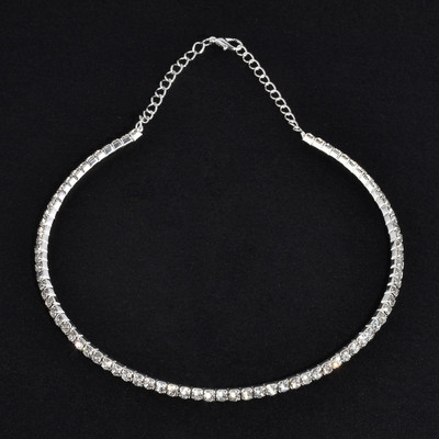 Rhinestone Choker kaklarotas griezes apkakles sieviešu paziņojums rotaslietas meitenes pērļu imitācijas kaklarota 5 stili