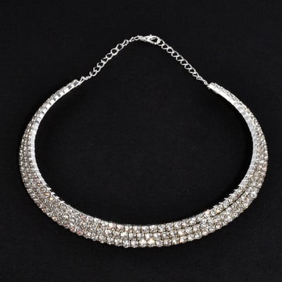 Rhinestone Choker kaklarotas griezes apkakles sieviešu paziņojums rotaslietas meitenes pērļu imitācijas kaklarota 5 stili