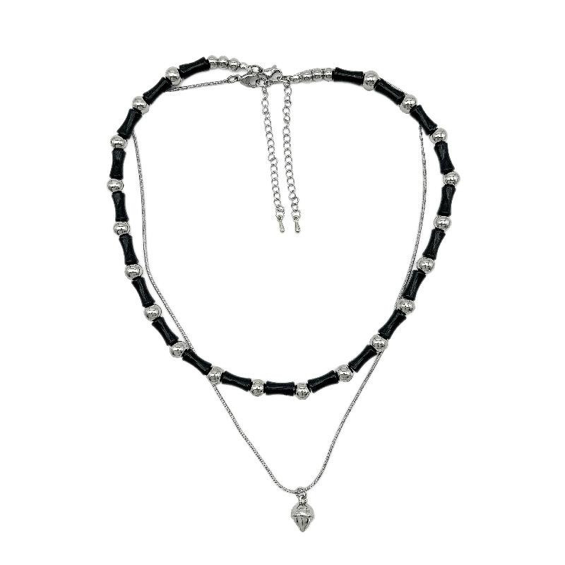 Šareno prirodno kamenje Choker Bohemia Ručno izrađena grunge ogrlica Set narukvica za žene Trendy Punk Collier Hippie nakit