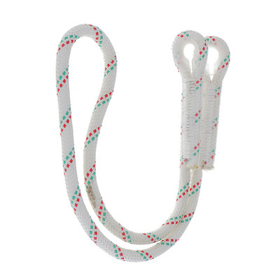 Laipiojimo lauke įranga 1 vnt 1M/1,5M 22KN saugos virvė Dinaminė virvė Balta laipiojimo uolomis priedas Apsauga nuo kritimo