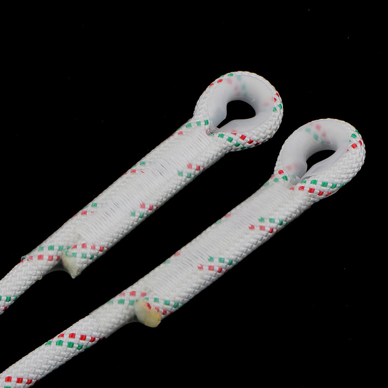 Laipiojimo lauke įranga 1 vnt 1M/1,5M 22KN saugos virvė Dinaminė virvė Balta laipiojimo uolomis priedas Apsauga nuo kritimo