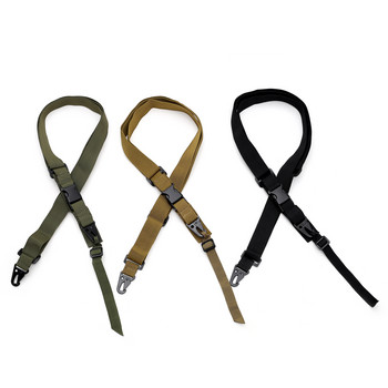 Tactical Gun Sling 3 Point Bungee Airsoft Rifle Strapping Belt Στρατιωτική σκοποβολή Αξεσουάρ κυνηγιού 2 Point Gun Strap Rope