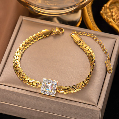 316L narukvica s privjeskom od nehrđajućeg čelika za žene Drvo života Cirkon Narukvice Nehrđajući nakit za zapešće Poklon Party Besplatna dostava