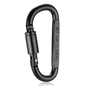 Lixada Key Carabiner Climbing Carabiner Screw Hook Πόρπη Μπρελόκ Outdooor Camping Survial Μπρελόκ Τζουμί 1 ΤΕΜ.