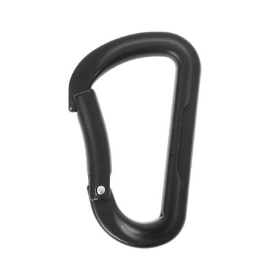 Aliuminio lydinio D-žiedo karabinas lauko kempingo raktų pakabuko segtukas, užsegamas kabliuku sagtis Y51D
