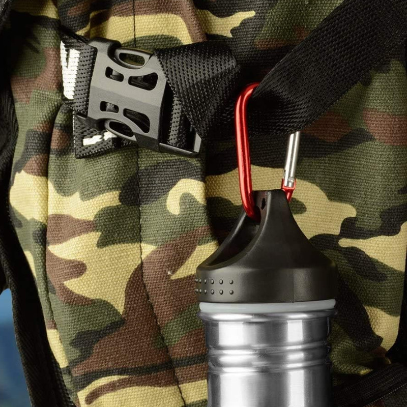 68kg Mini Load Carabiner Raktų pakabukas Aliuminio lydinio 20vnt D-žiedas Užrakinamas sagtis Spyruoklinis kabliukas Raktų pakabukai Lauko Kempingo