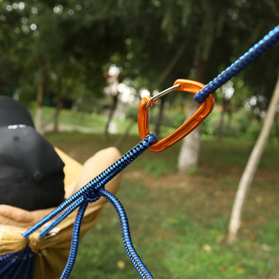 Aliuminio lydinio karabinų raktų pakabukas D formos alpinizmo sagties kabliukas stovyklavimo segtukas lauko laipiojimo įrangos priedai