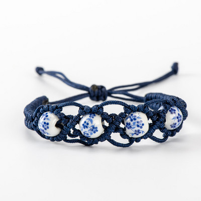 Kézzel készített kerámia gyöngyök karkötő Divatkiegészítő Charms Boho DIY Kerámia karkötők nagykereskedelmi kiszállítás #HY525