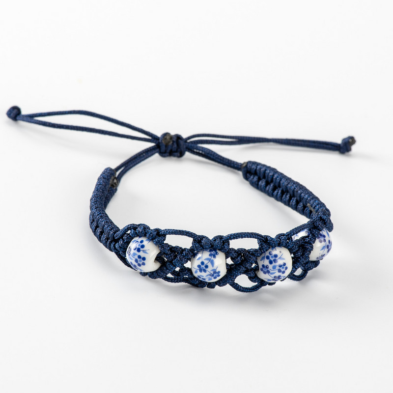 Kézzel készített kerámia gyöngyök karkötő Divatkiegészítő Charms Boho DIY Kerámia karkötők nagykereskedelmi kiszállítás #HY525