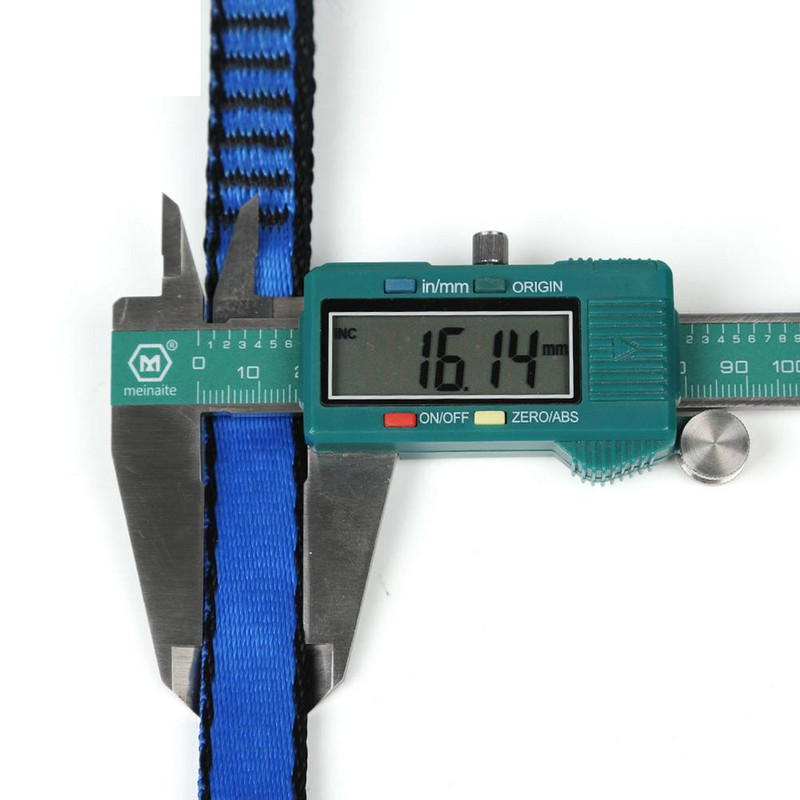 22KN lauko laipiojimo uolomis žygio Nailono guolio diržas, sustiprintas virvės diržas