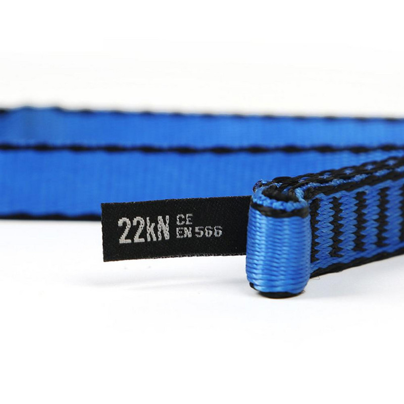 22KN lauko laipiojimo uolomis žygio Nailono guolio diržas, sustiprintas virvės diržas