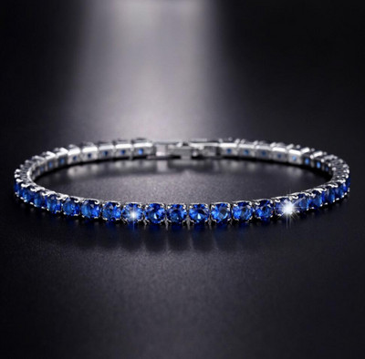 Fashion Charm CZ Tennis Bracelet για γυναίκες Κρυστάλλινο Ζιργκόν Κοσμήματα Ρυθμιζόμενο Χρυσό Ασημί Χρώμα Κουτί Αλυσίδα Βραχιόλια Δώρο