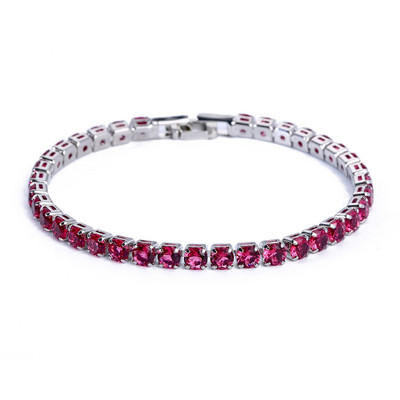 Fashion Charm CZ Tennis Bracelet για γυναίκες Κρυστάλλινο Ζιργκόν Κοσμήματα Ρυθμιζόμενο Χρυσό Ασημί Χρώμα Κουτί Αλυσίδα Βραχιόλια Δώρο