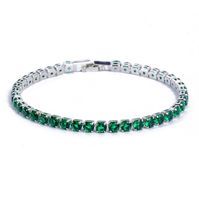 Fashion Charm CZ Tennis Bracelet για γυναίκες Κρυστάλλινο Ζιργκόν Κοσμήματα Ρυθμιζόμενο Χρυσό Ασημί Χρώμα Κουτί Αλυσίδα Βραχιόλια Δώρο