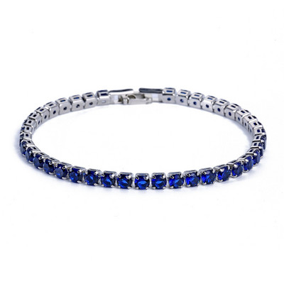 Fashion Charm CZ Tennis Bracelet για γυναίκες Κρυστάλλινο Ζιργκόν Κοσμήματα Ρυθμιζόμενο Χρυσό Ασημί Χρώμα Κουτί Αλυσίδα Βραχιόλια Δώρο