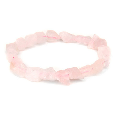 9-12 mm neregulāras kristāla pērlītes rokassprādze raupja dabīgā akmens rožu kvarca rokassprādzes zilā lapis lazuli enerģijas rokassprādze sievietēm vīriešiem