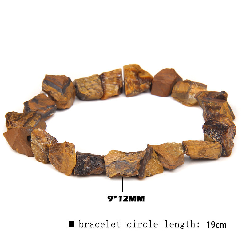 9-12 mm neregulāras kristāla pērlītes rokassprādze raupja dabīgā akmens rožu kvarca rokassprādzes zilā lapis lazuli enerģijas rokassprādze sievietēm vīriešiem