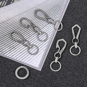 1vnt Itin lengvas raktų pakabukas Prabangus EDC raktų pakabukai Vyriški raktų pakabukai Papuošalų laikikliai Aukštos kokybės titano raktų pakabukų priedai