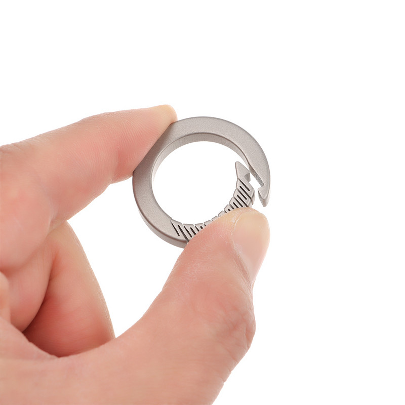 1vnt Itin lengvas raktų pakabukas Prabangus EDC raktų pakabukai Vyriški raktų pakabukai Papuošalų laikikliai Aukštos kokybės titano raktų pakabukų priedai