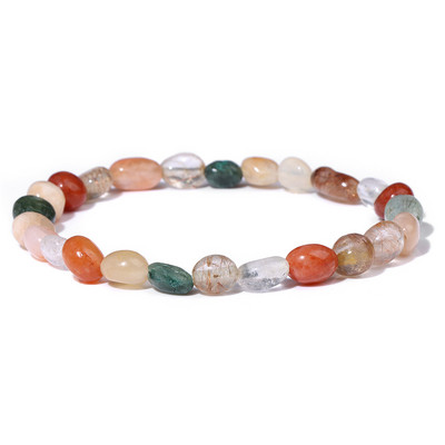 Neregulāra dabīgā akmens rokassprādze Pērlītes Rokassprādze Sieviešu Morganīta Mēnessakmens Rokassprādzes Ārstnieciskas Jogas Ballīšu Rotaslietas Meitenēm Homme