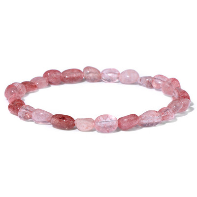 Neregulāra dabīgā akmens rokassprādze Pērlītes Rokassprādze Sieviešu Morganīta Mēnessakmens Rokassprādzes Ārstnieciskas Jogas Ballīšu Rotaslietas Meitenēm Homme