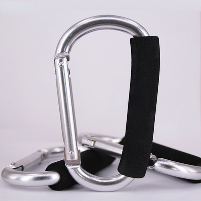 1Gb Īpaši liela izmēra karabīne liela D pogas sūkļa roktura sprādze D veida gredzena forma alumīnija sakausējuma sūklis iepirkumu āķis izlases krāsa