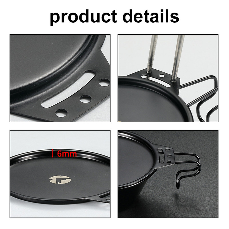 Nerūsējošā tērauda titāna pārklājums Sierra bļodas vāks galda apģērba šķīvji Vienkārša uzglabāšana āra kempings vakariņas Sierra bļodas aksesuārs