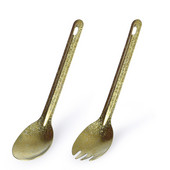 Titaanist lauanõud Pika varrega lusikas bakteriostaatilised söögiriistad ülikerged välikämpingud matkapiknik Titanium Spork