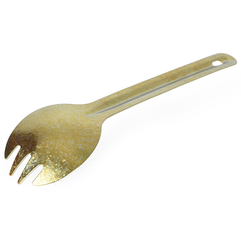 Titaanist lauanõud Pika varrega lusikas bakteriostaatilised söögiriistad ülikerged välikämpingud matkapiknik Titanium Spork