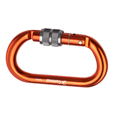 25KN Didelės apkrovos karabinas Sraigtiniai vartai Karabinas Laipiojimas uolomis pastoliai Arborist Caving Descending