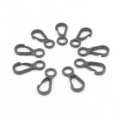 12 paketų lydinio mini karabinas pakabinamas sagtis spyruoklinė sagtis „pasidaryk pats“ raktų pakabuko priedai Rankų darbo papuošalų reikmenys