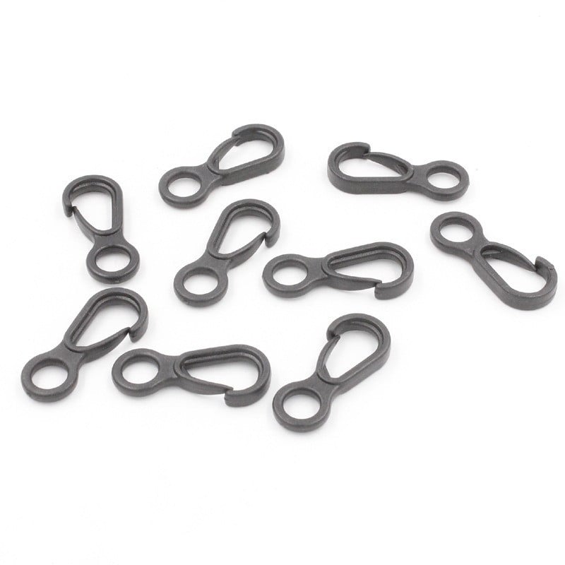 12 paketų lydinio mini karabinas pakabinamas sagtis spyruoklinė sagtis „pasidaryk pats“ raktų pakabuko priedai Rankų darbo papuošalų reikmenys