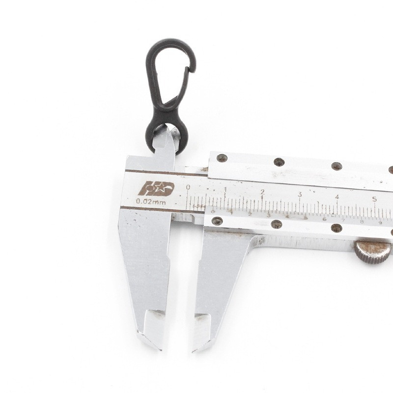 12 paketų lydinio mini karabinas pakabinamas sagtis spyruoklinė sagtis „pasidaryk pats“ raktų pakabuko priedai Rankų darbo papuošalų reikmenys