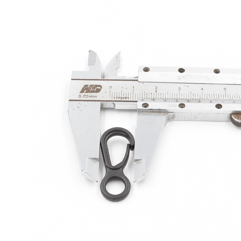 12 paketų lydinio mini karabinas pakabinamas sagtis spyruoklinė sagtis „pasidaryk pats“ raktų pakabuko priedai Rankų darbo papuošalų reikmenys