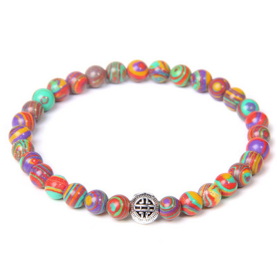 Dabīgā akmens Lapis Lazuli krelles rokassprādze sievietēm vīriešiem Modes enerģijas rokassprādzes 6mm apaļas jogas dziednieciskas krelles rokassprādzes rotaslietas