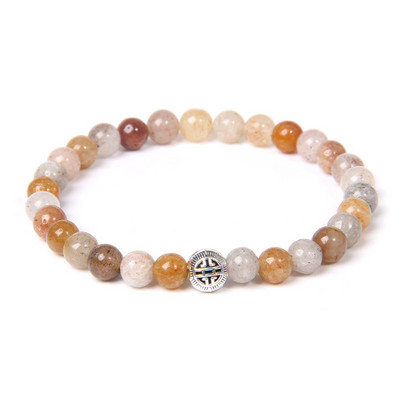 Dabīgā akmens Lapis Lazuli krelles rokassprādze sievietēm vīriešiem Modes enerģijas rokassprādzes 6mm apaļas jogas dziednieciskas krelles rokassprādzes rotaslietas