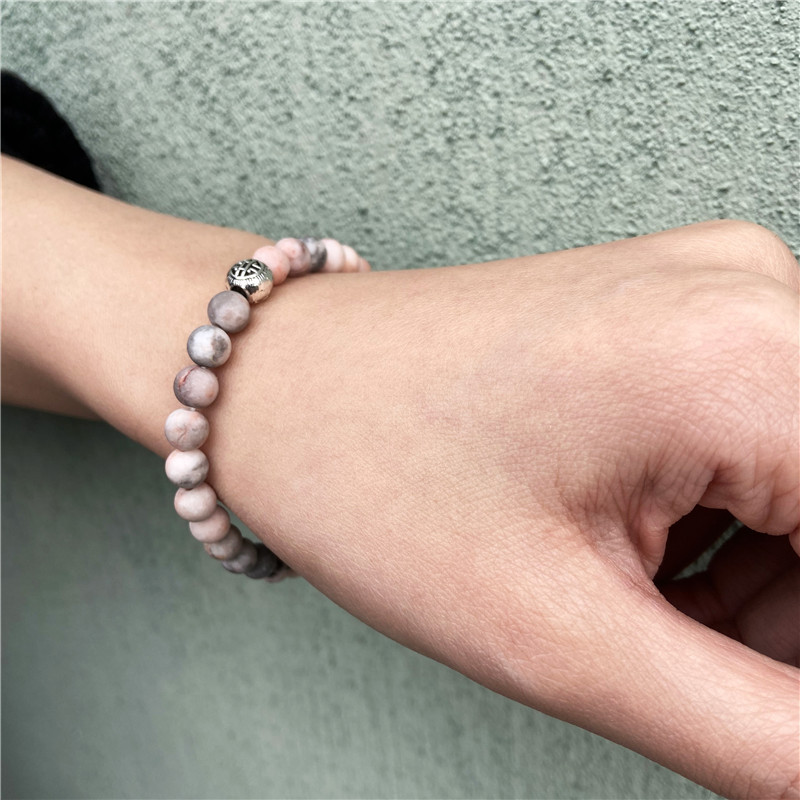 Dabīgā akmens Lapis Lazuli krelles rokassprādze sievietēm vīriešiem Modes enerģijas rokassprādzes 6mm apaļas jogas dziednieciskas krelles rokassprādzes rotaslietas