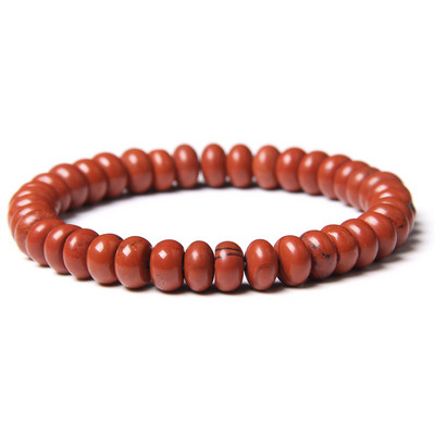 Βραχιόλι από Φυσική Πέτρα Tiger Eye Agates Βραχιόλι Στρογγυλό Άβακας Amethysts Quartz Crystal Beads για Γυναικεία Ανδρικά Ενεργειακά κοσμήματα 5x8mm