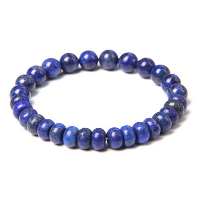 Βραχιόλι από Φυσική Πέτρα Tiger Eye Agates Βραχιόλι Στρογγυλό Άβακας Amethysts Quartz Crystal Beads για Γυναικεία Ανδρικά Ενεργειακά κοσμήματα 5x8mm