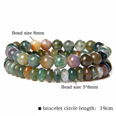 Βραχιόλι από Φυσική Πέτρα Tiger Eye Agates Βραχιόλι Στρογγυλό Άβακας Amethysts Quartz Crystal Beads για Γυναικεία Ανδρικά Ενεργειακά κοσμήματα 5x8mm