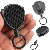 Daugiafunkcis raktų pakabuko ritės spaustukai Ženkliuko ritė, sunkiasvorė karabina, ištraukiamas raktų pakabukas su plieniniu ištraukiamu laidu ir paracord įrankiu