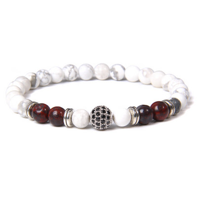 Dabīgā akmens krelles rokassprādzes apaļas lodīšu kulonu rokassprādzes Lapis Lazuli krelles rokassprādzes vīriešiem sievietēm šarms jogas rotaslietas dāvana