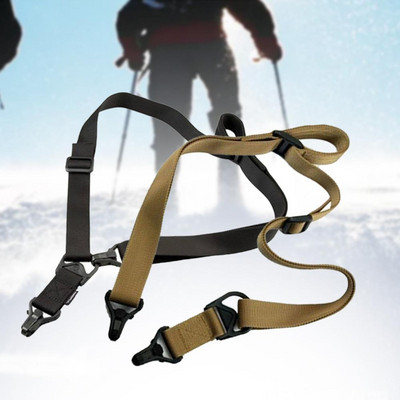 Iekštelpu neilona regulējama āra sporta siksna, 2 punktu pistole āra sportam, taktiska medību jostas siksna