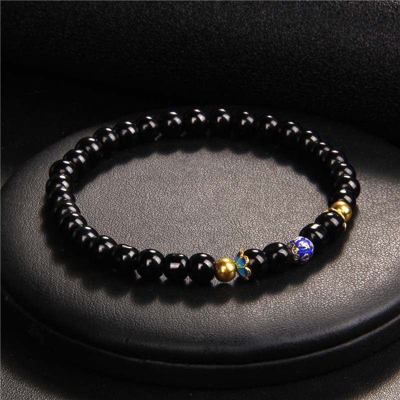 Krāsaina Emaljas Akmens Rokassprādze 6mm Dabiski Sarkans Ahāts Pērlītes Šarms Rokassprādzes Modes Oniksa Pērlīšu Rokassprādze Sievietēm Vīriešu Rotaslietas