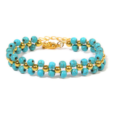 Krāsainas krelles Rokassprādze Dabīgais Akmens Šarms Rokassprādze Kvarca Ahāts Čakra Rokassprādzes Vīriešiem Sieviešu Joga Veselība Rotaslietas