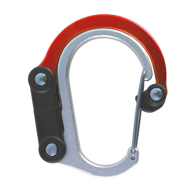 Lauko karabino karabino hibridinė pavarų spaustukas su guminiais sulankstomais kabliais Daugiafunkcinis hibridinis pavarų spaustukas karabininis kempingas