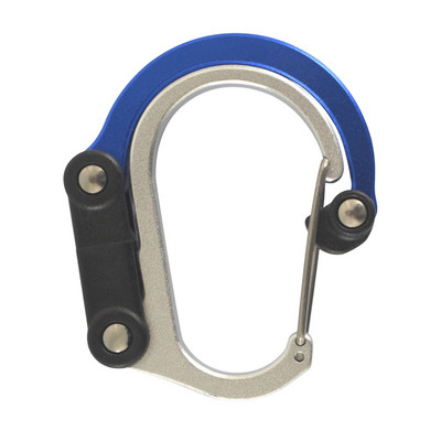 Lauko karabino karabino hibridinė pavarų spaustukas su guminiais sulankstomais kabliais Daugiafunkcinis hibridinis pavarų spaustukas karabininis kempingas