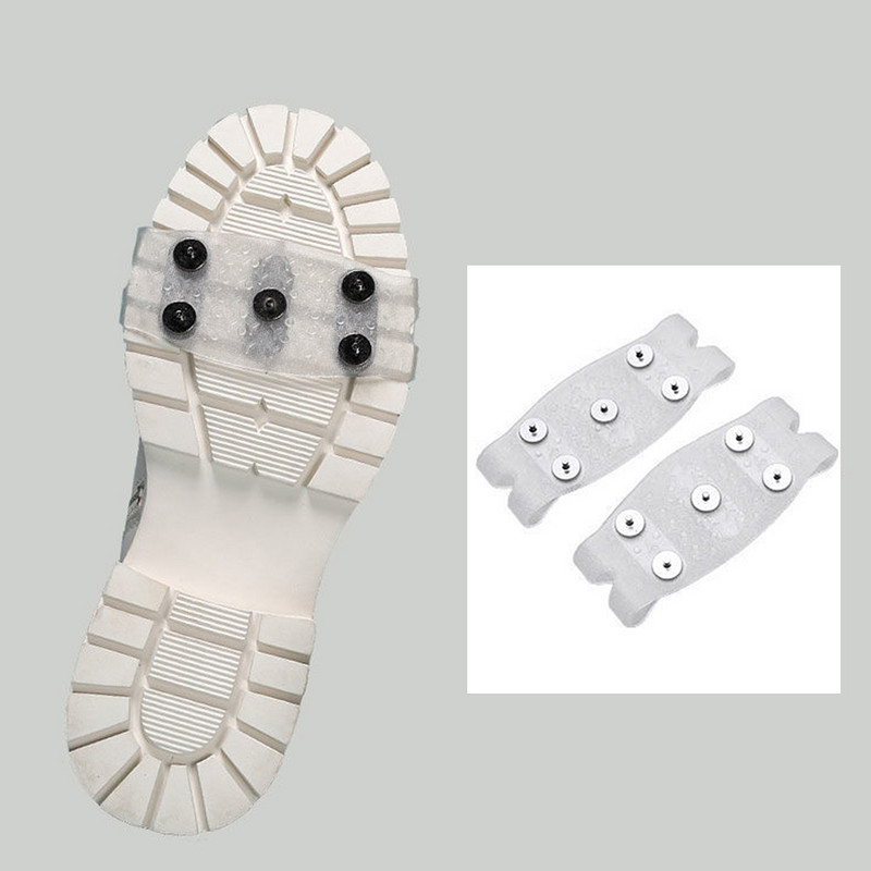 Ledus satvērējs Spike 5 kniedes virs kurpju pārsegi Pretslīdēšanas sniega rokturi skavas Nodilumizturīgi apavi Spike Grip ziemas āra aprīkojums